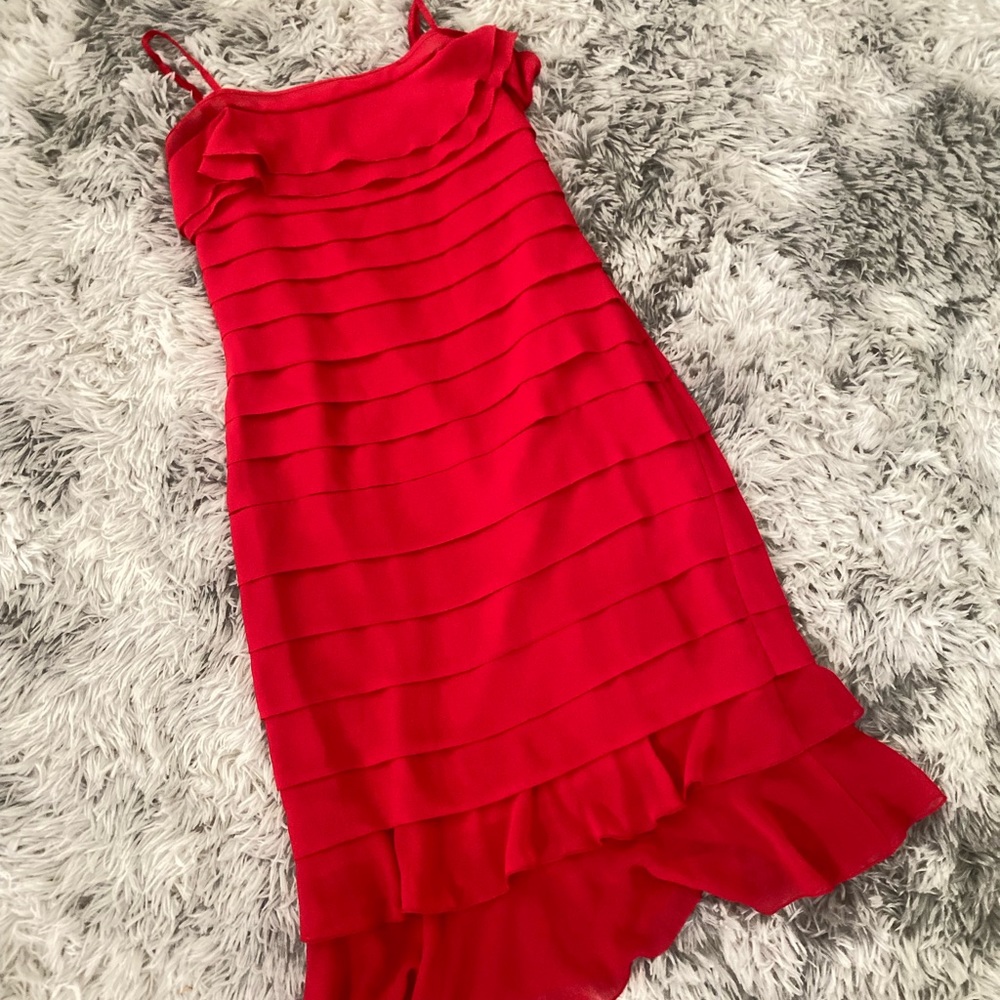 Absolutely Fabulous Red Sexy Formal Dress